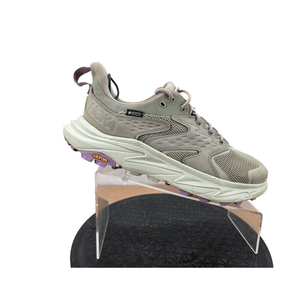 Hoka One One Anacapa 2 Low GTX Trail Shoes Womens Size 9.5B Gray Waterproof
